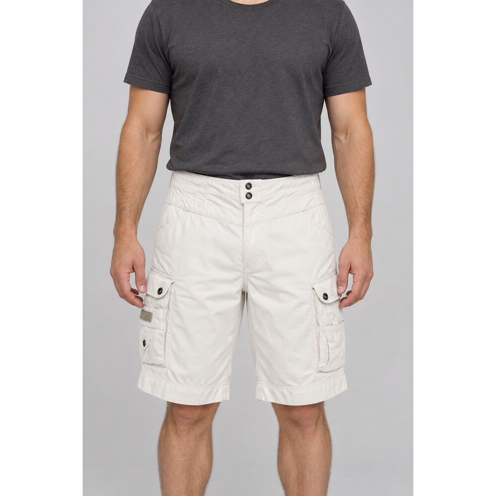 Timberland Men’s Cargo Shorts Size 33 Light Khaki Cotton Utility Pockets